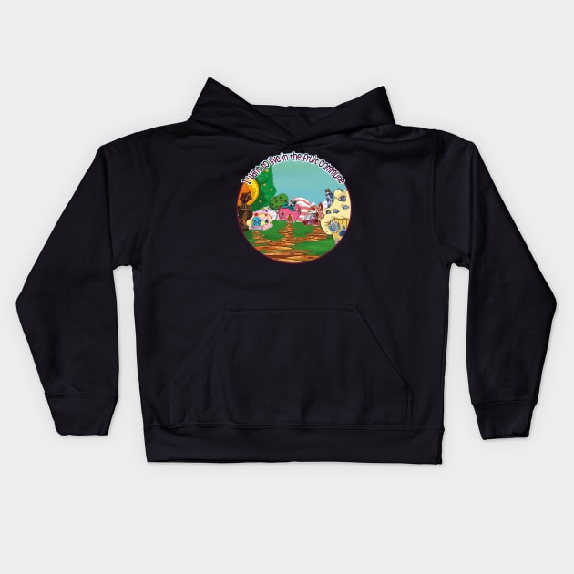 Fruit Community Kids Hoodie by TrustyTransgender